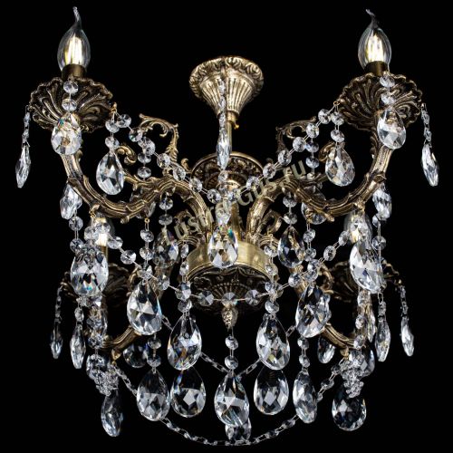 Люстра бронзовая Артемида №4 журавлик в Химках Гусь Хрустальный