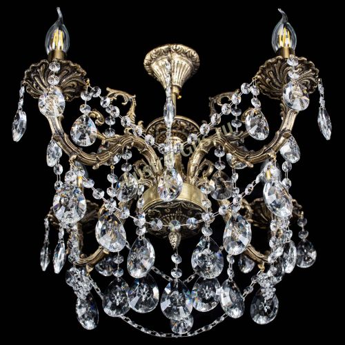 Люстра бронзовая Артемида №4 звезда в Химках Гусь Хрустальный