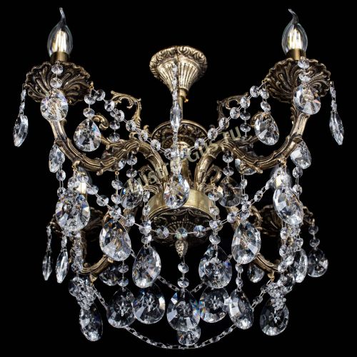 Люстра бронзовая Артемида №4 звезда в Химках Гусь Хрустальный