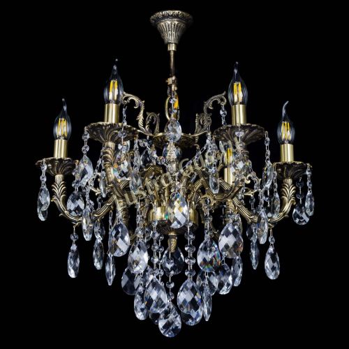 Бронзовая люстра Артемида №6 баден в Химках Гусь Хрустальный