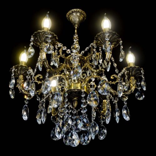 Бронзовая люстра Артемида №6 баден в Химках Гусь Хрустальный
