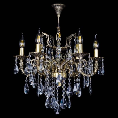 Бронзовая люстра Артемида №6 лучик в Химках Гусь Хрустальный