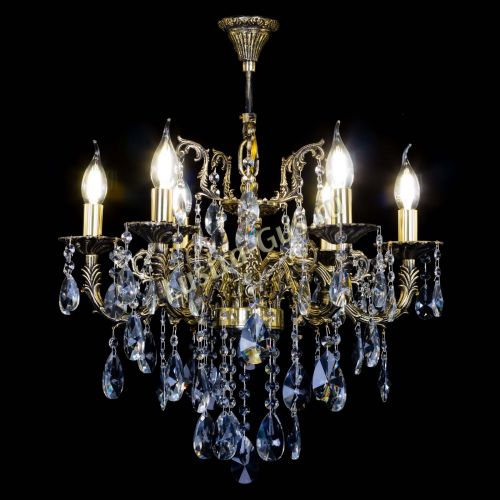 Бронзовая люстра Артемида №6 лучик в Химках Гусь Хрустальный