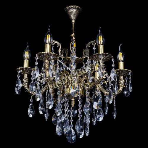 Бронзовая люстра Артемида №6 лучик в Химках Гусь Хрустальный