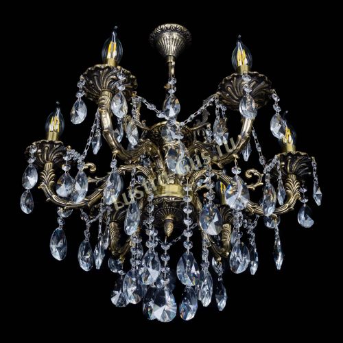 Бронзовая люстра Артемида №6 лучик в Химках Гусь Хрустальный