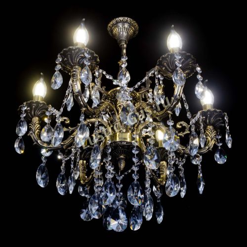 Бронзовая люстра Артемида №6 лучик в Химках Гусь Хрустальный