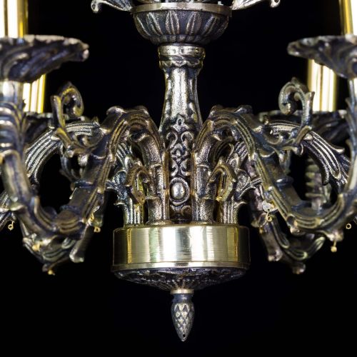 Бронзовая люстра Артемида №6 шар в Химках Гусь Хрустальный