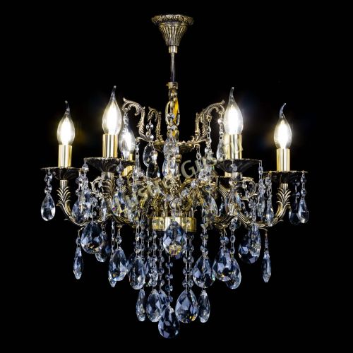 Бронзовая люстра Артемида №6 журавлик в Химках Гусь Хрустальный