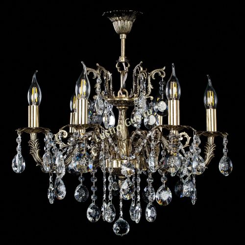 Бронзовая люстра Артемида в Химках Гусь Хрустальный