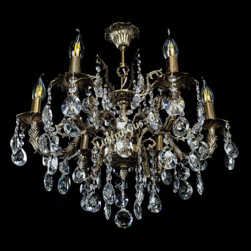 Бронзовая люстра Артемида в Химках Гусь Хрустальный
