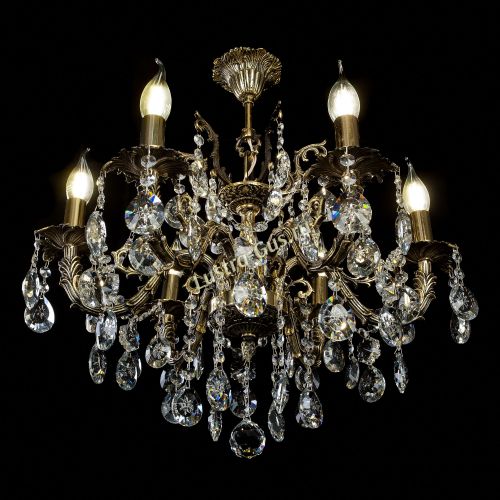 Бронзовая люстра Артемида в Химках Гусь Хрустальный