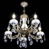 Люстра бронзовая Атланта из мрамора Баден №5/1 в Химках