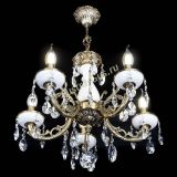 Люстра бронзовая Атланта из мрамора №5/1 Лучик в Химках