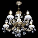 Люстра бронзовая Атланта из мрамора №5/1 Шар в Химках