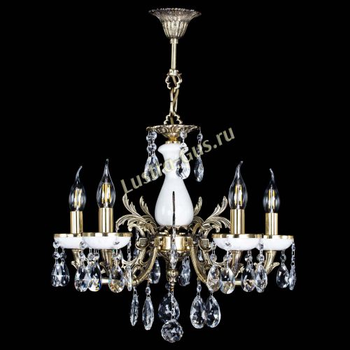 Люстра бронзовая Атланта из мрамора №5/1 Журавлик в Химках Гусь Хрустальный