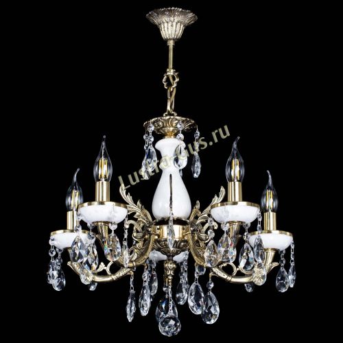 Люстра бронзовая Атланта из мрамора №5/1 Журавлик в Химках Гусь Хрустальный