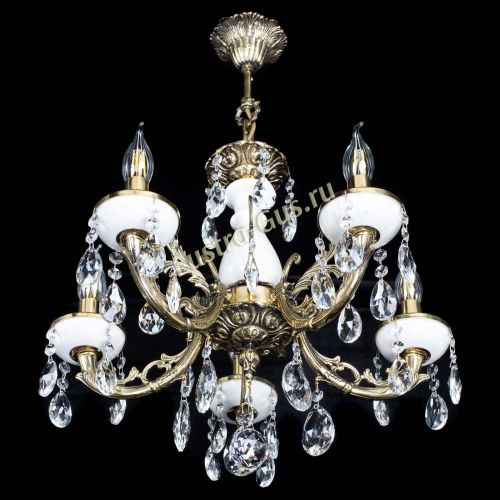 Люстра бронзовая Атланта из мрамора №5/1 Журавлик в Химках Гусь Хрустальный