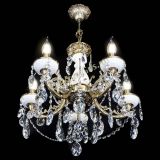 Люстра бронзовая Атланта из мрамора Баден №5/3 в Химках