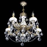 Люстра бронзовая Атланта из мрамора №5/3 Шар в Химках