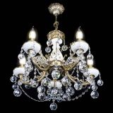 Люстра бронзовая Атланта из мрамора №5/3 Шар в Химках