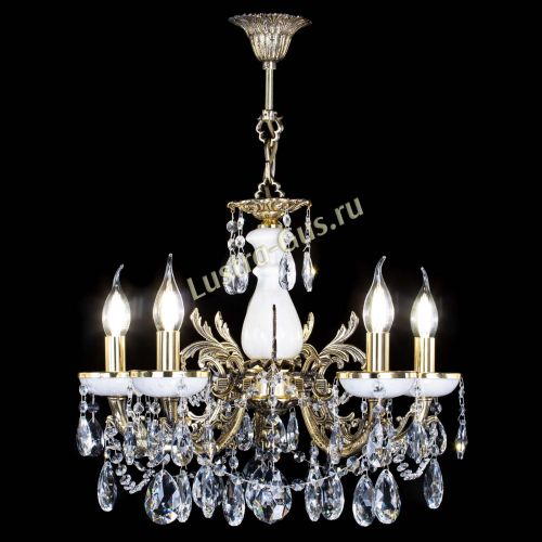 Люстра бронзовая Атланта из мрамора №5/3 Журавлик в Химках Гусь Хрустальный