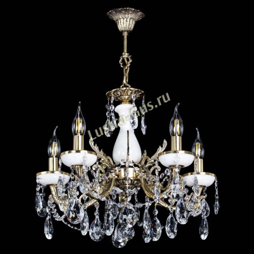 Люстра бронзовая Атланта из мрамора №5/3 Журавлик в Химках Гусь Хрустальный