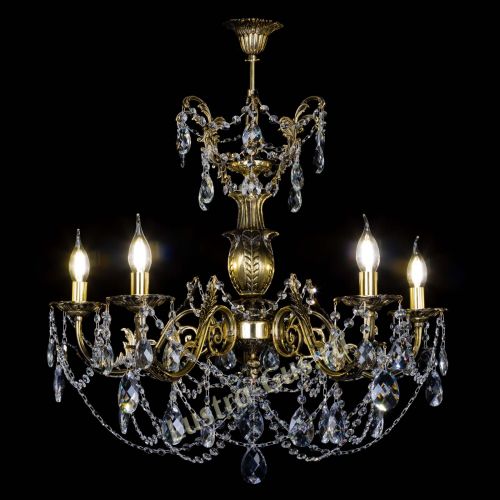 Люстра бронзовая Делия №5 баден в Химках Гусь Хрустальный