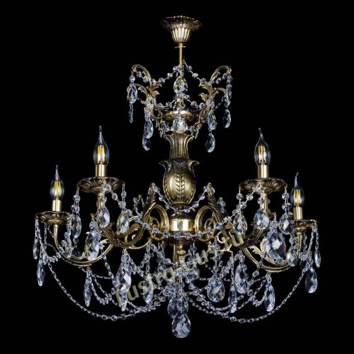 Люстра бронзовая Делия №5 баден в Химках Гусь Хрустальный