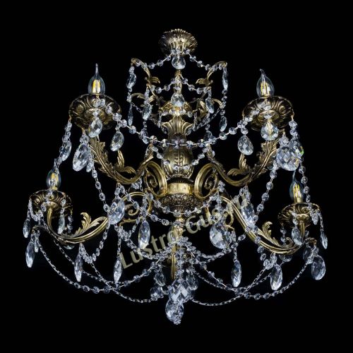 Люстра бронзовая Делия №5 баден в Химках Гусь Хрустальный