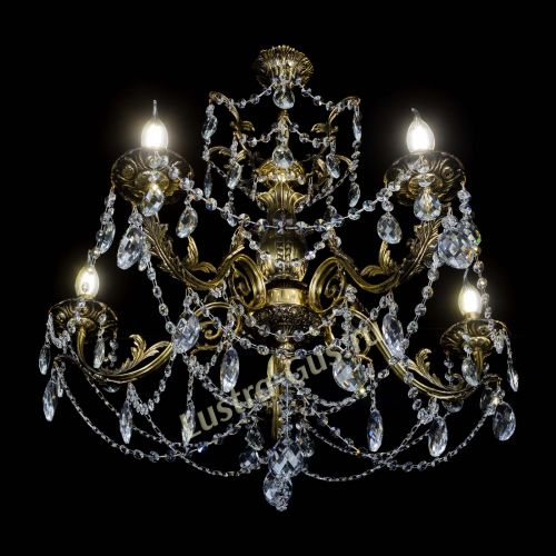 Люстра бронзовая Делия №5 баден в Химках Гусь Хрустальный