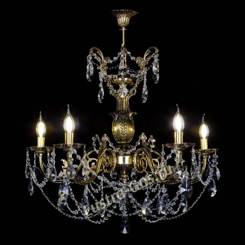 Люстра бронзовая Делия №5 лучик в Химках Гусь Хрустальный