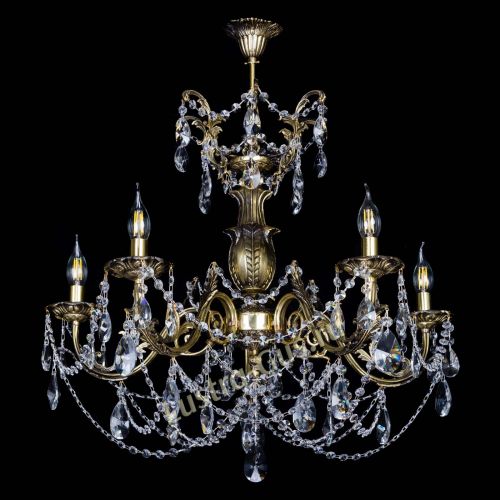 Люстра бронзовая Делия №5 лучик в Химках Гусь Хрустальный