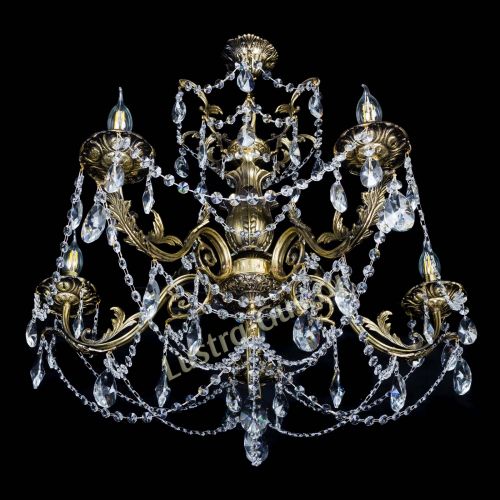 Люстра бронзовая Делия №5 лучик в Химках Гусь Хрустальный