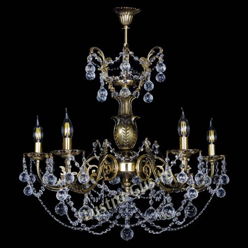 Люстра бронзовая Делия №5 шар в Химках Гусь Хрустальный