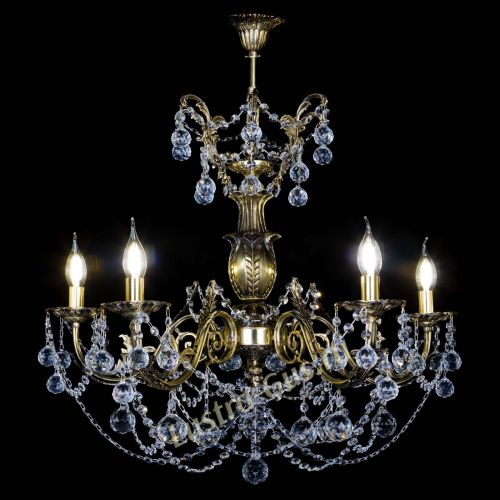 Люстра бронзовая Делия №5 шар в Химках Гусь Хрустальный