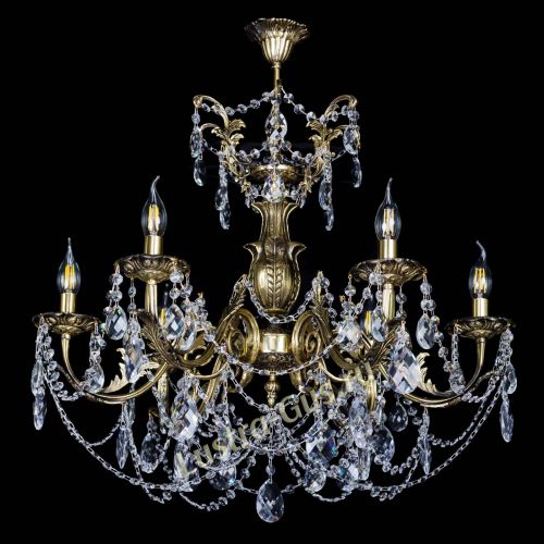Люстра бронзовая Делия №6 баден в Химках Гусь Хрустальный