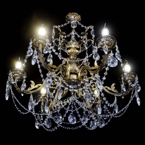 Люстра бронзовая Делия №6 баден в Химках Гусь Хрустальный