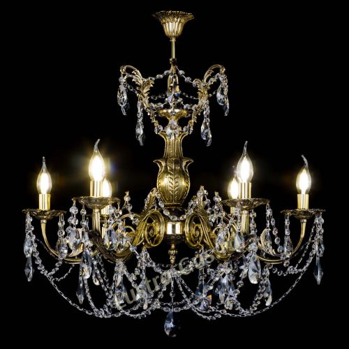 Люстра бронзовая Делия №6 лучик в Химках Гусь Хрустальный