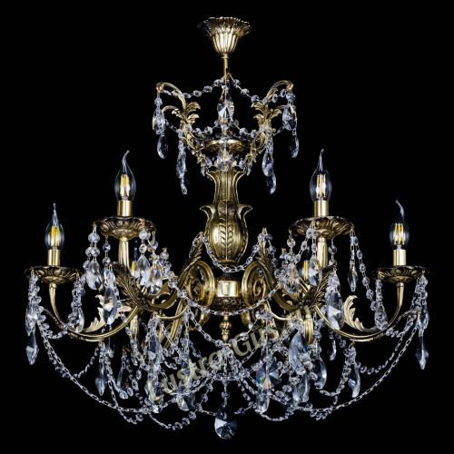 Люстра бронзовая Делия №6 лучик в Химках Гусь Хрустальный