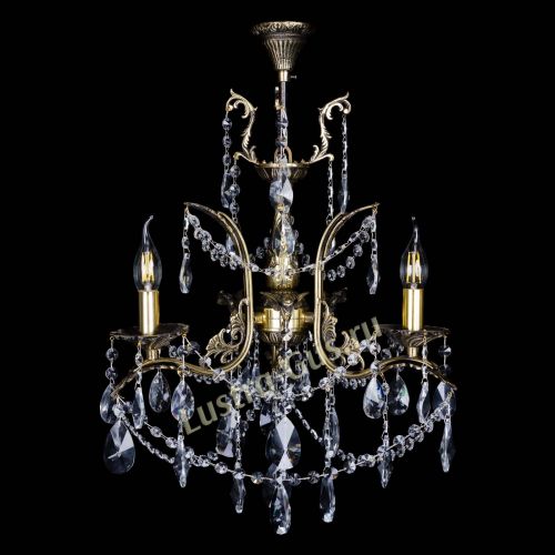 Бронзовая люстра Гелла №3 лучик в Химках Гусь Хрустальный