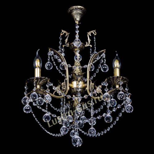 Бронзовая люстра Гелла №3 шар в Химках Гусь Хрустальный