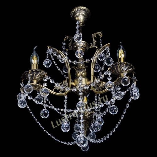 Бронзовая люстра Гелла №3 шар в Химках Гусь Хрустальный