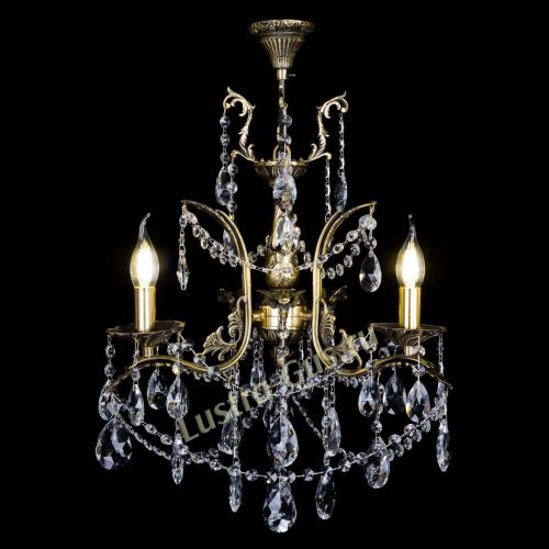 Бронзовая люстра Гелла №3 журавлик в Химках Гусь Хрустальный