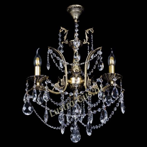 Бронзовая люстра Гелла №3 журавлик в Химках Гусь Хрустальный