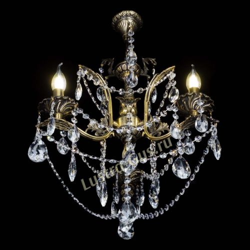 Бронзовая люстра Гелла №3 журавлик в Химках Гусь Хрустальный