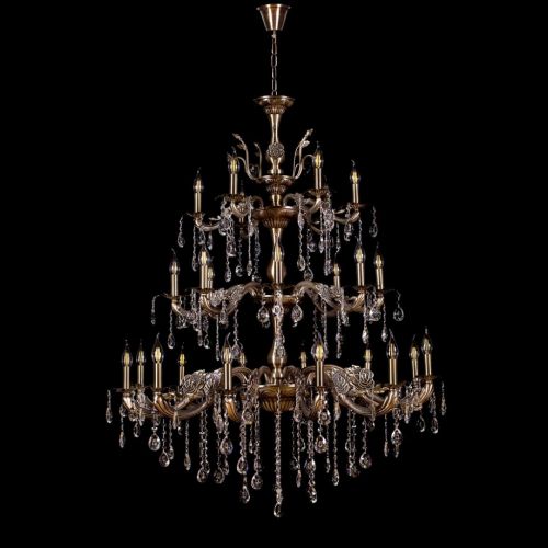 Люстра под бронзу Винтаж №1 1,1 м - Глаз Дракона под бронзу в Химках Гусь Хрустальный