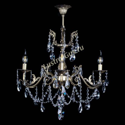 Люстра бронзовая Кассандра №3 лучик в Химках Гусь Хрустальный