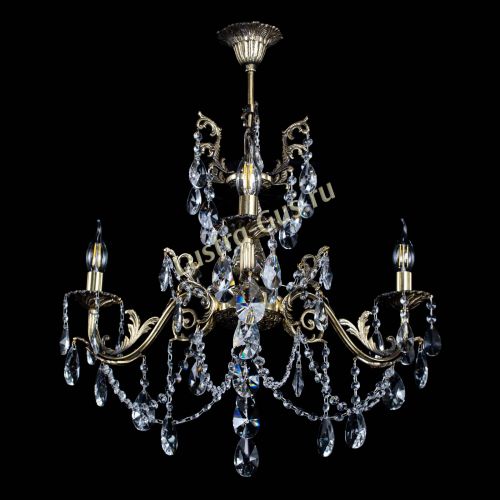 Люстра бронзовая Кассандра №3 лучик в Химках Гусь Хрустальный