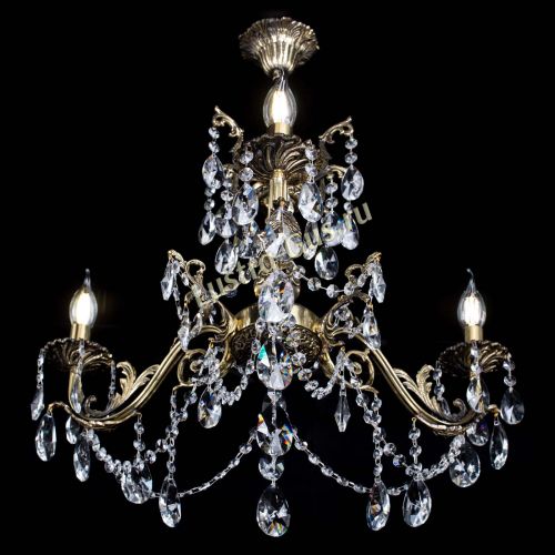 Люстра бронзовая Кассандра №3 лучик в Химках Гусь Хрустальный