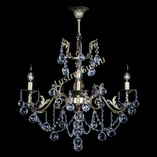 Люстра бронзовая Кассандра №3 шар в Химках Гусь Хрустальный